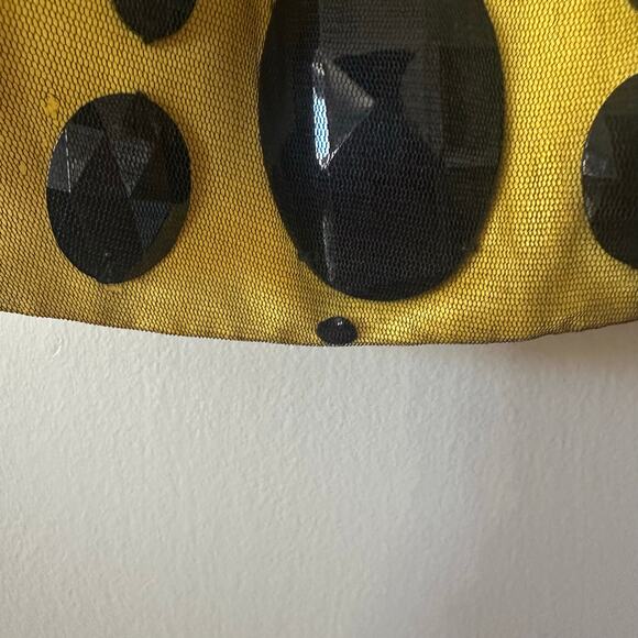 Zac Posen Chartreuse Embellished Pencil Skirt Size 0 - Picture 4 of 14